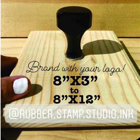 custom 8x11 rubber stamps.